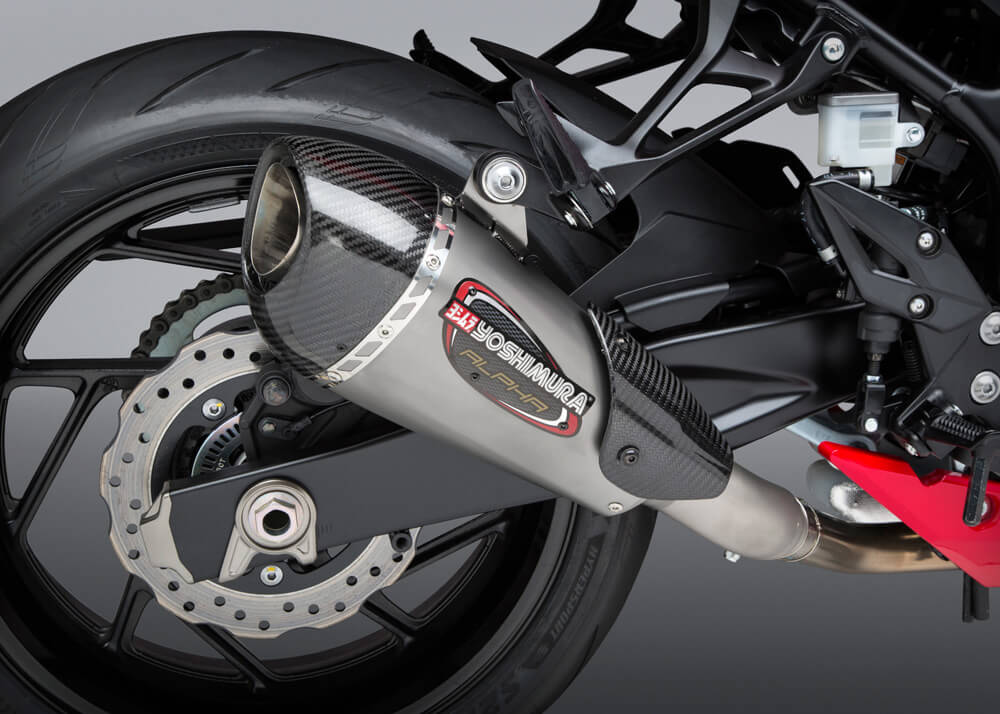 ☆USヨシムラ GSX-S750用Alpha Tストリートシリーズ・ワークス