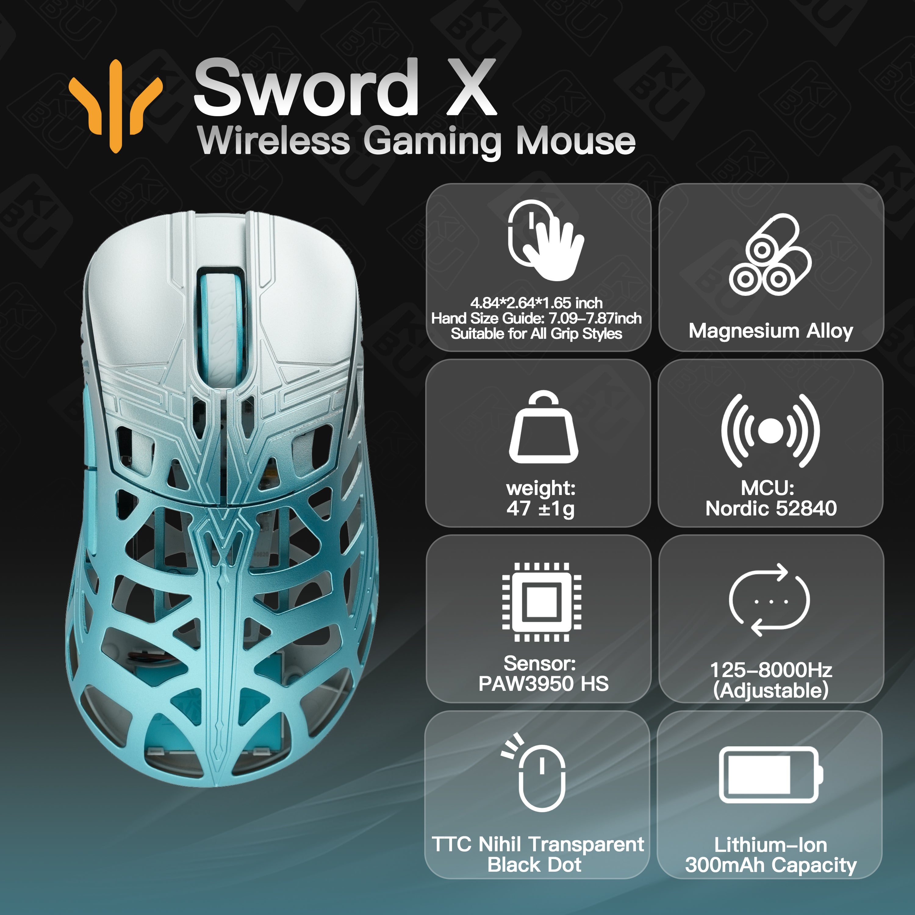 WLMOUSE Sword X Page2【ゲーミングマウス】