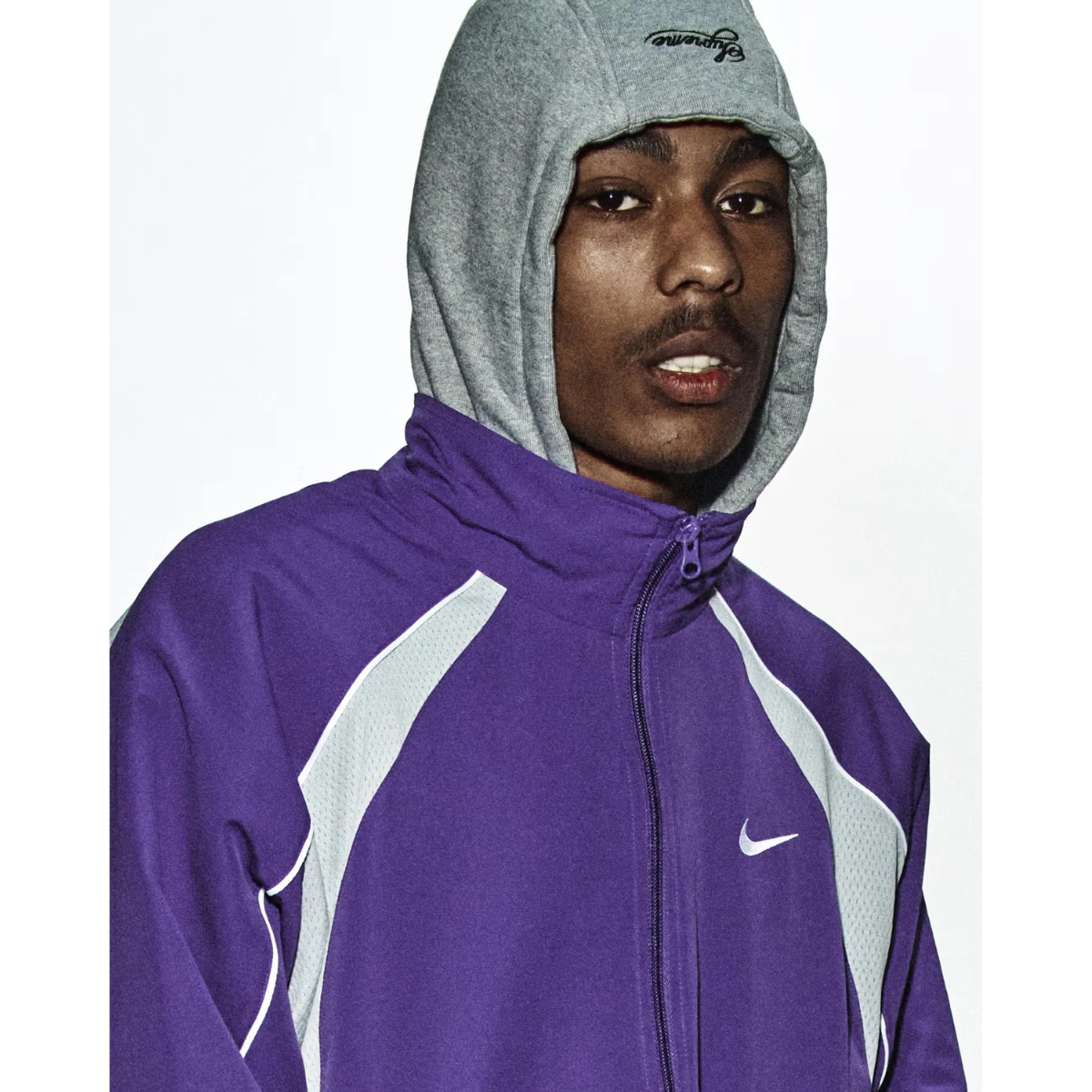Supreme Nike Track Jacket Purple (SS25) – Kick It NZ