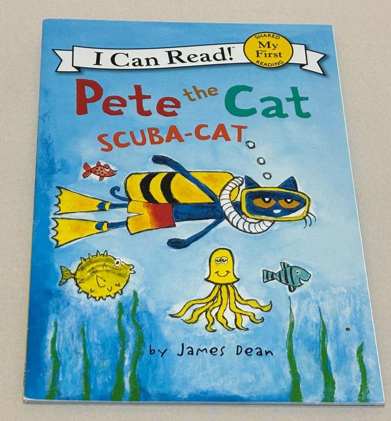 英語絵本】Pete the Cat: Scuba‑Cat（James Dean & Kimberly Dean