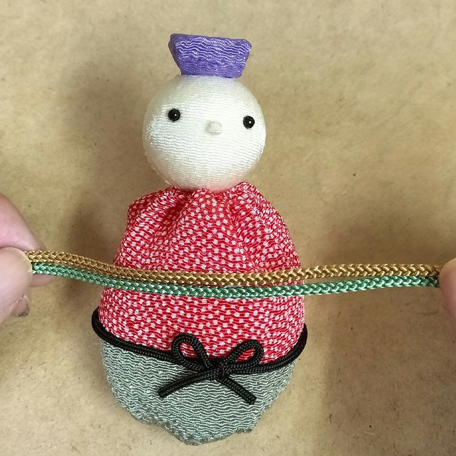 ちりめん細工キット 開運縁起の七福神人形 |生地 和柄/和布/ちりめん