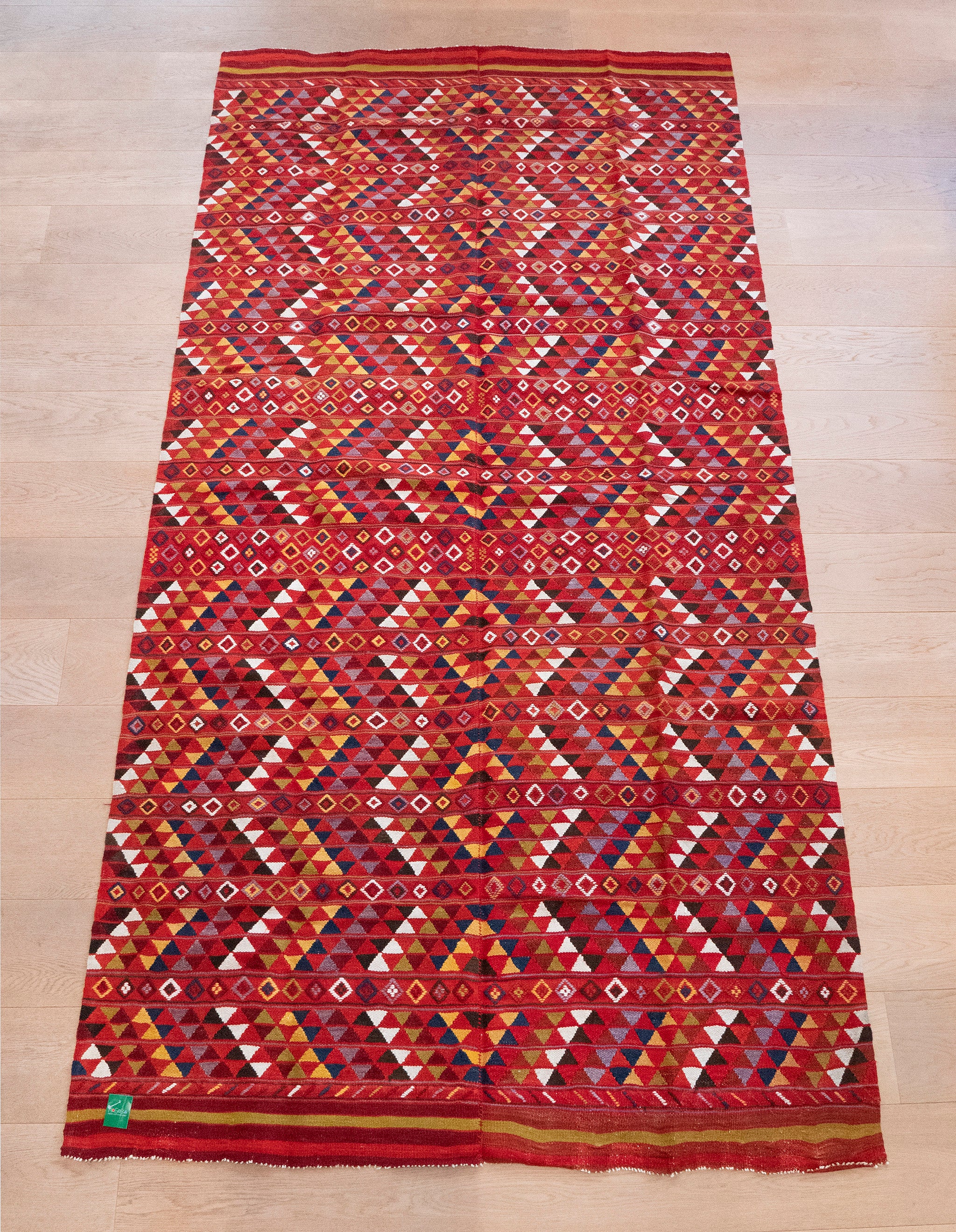 オールドキリム キリムラグ トルコ・アンテプ 270×137㎝ (No.19786