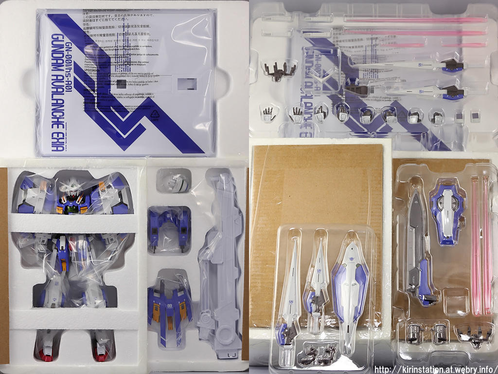 METAL BUILD ガンダムアヴァランチエクシア（ウェポンプラスパック