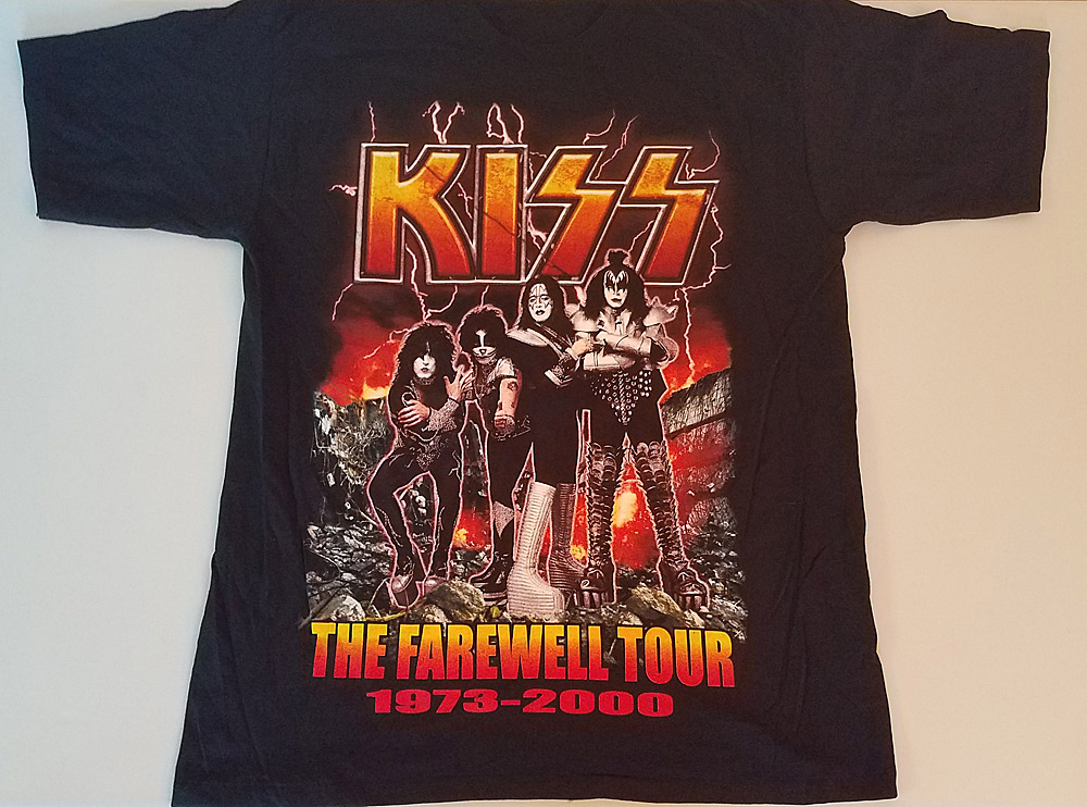 Men's KISS Destruction 2000 Farewell Tour T-Shirt - Large - KISS