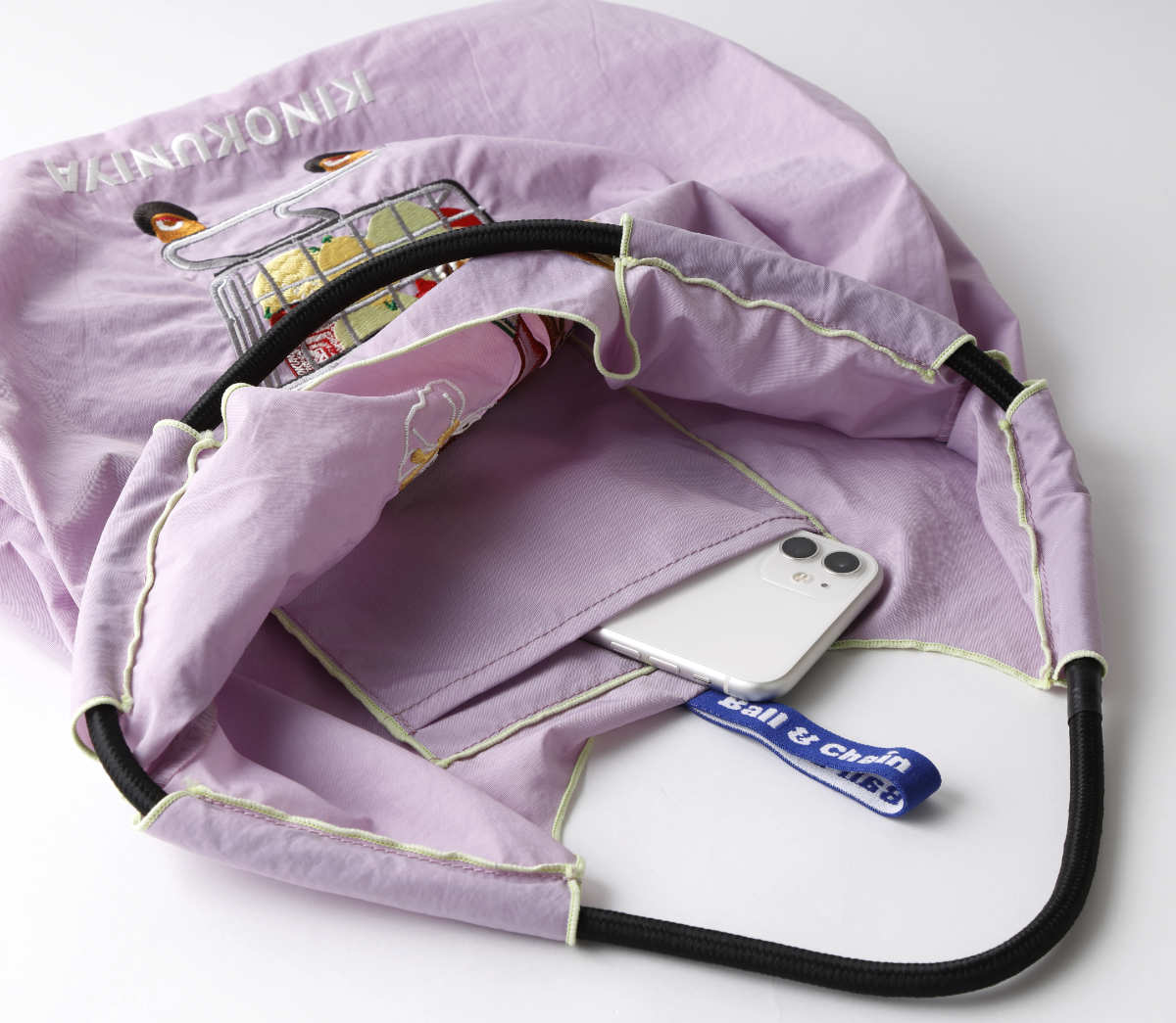 ここだけの特別な刺繍デザイン！紀ノ国屋がボールアンドチェーンとの