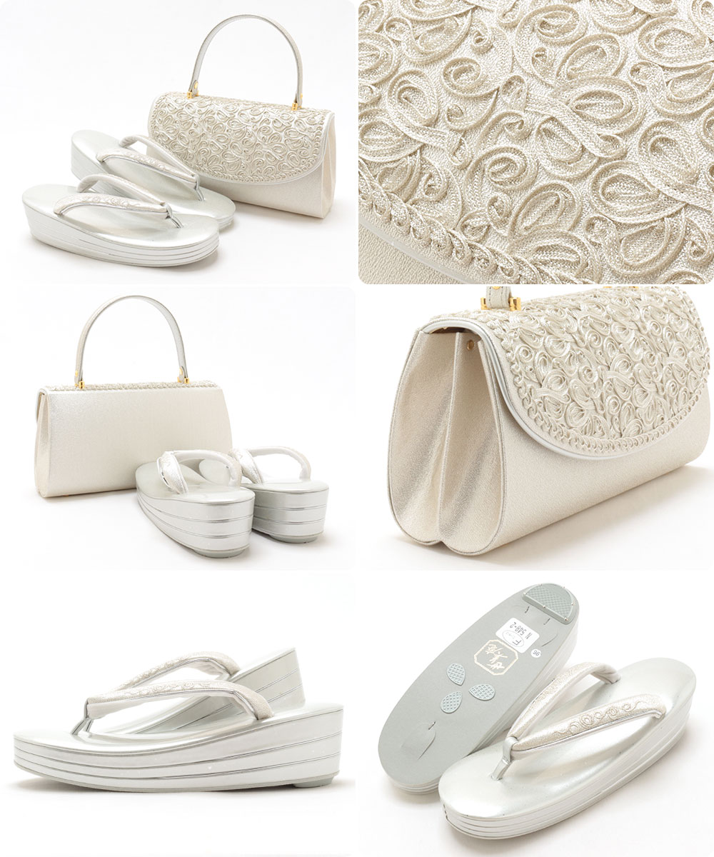 草履バッグセット 礼装用 ＜世美庵＞ Sサイズ Mサイズ Lサイズ LL