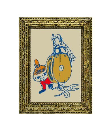 ムーミン ミニチュアアート マグネット｜株式会社キタンクラブ