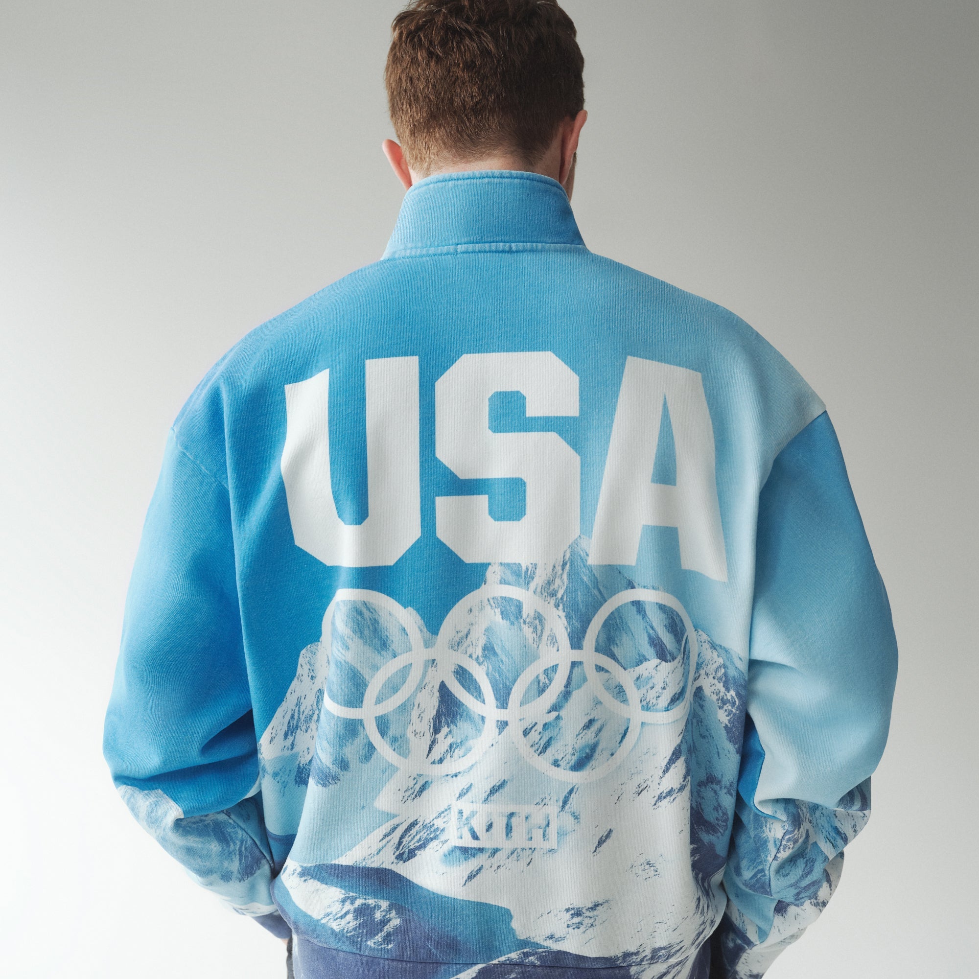 Kith for the New York Yankees Cable Fleece Nelson Sweatshirt - Poppy