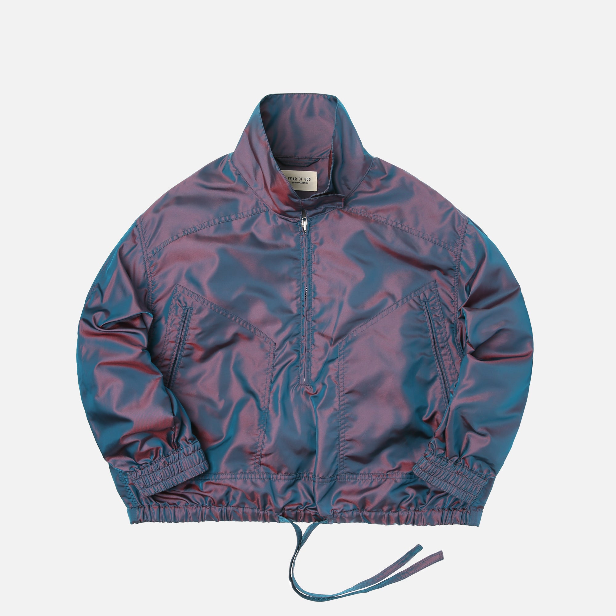 Fear of God Pullover Track Jacket - Blue Iridescent – Kith