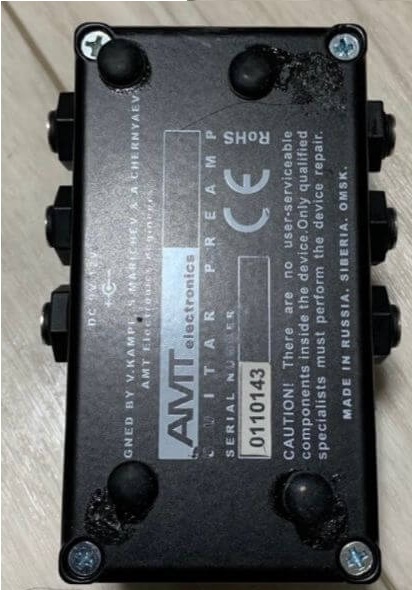 アンプエミュの先駆け】AMT Electronics F-1 Legend amps プリアンプ