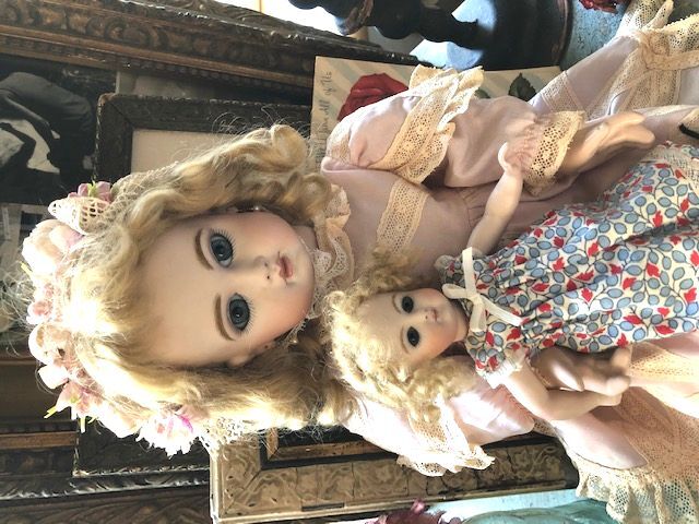 リプロビスクドール,フレンチ,デポゼEJジュモー,42cm,青目,ブロンド