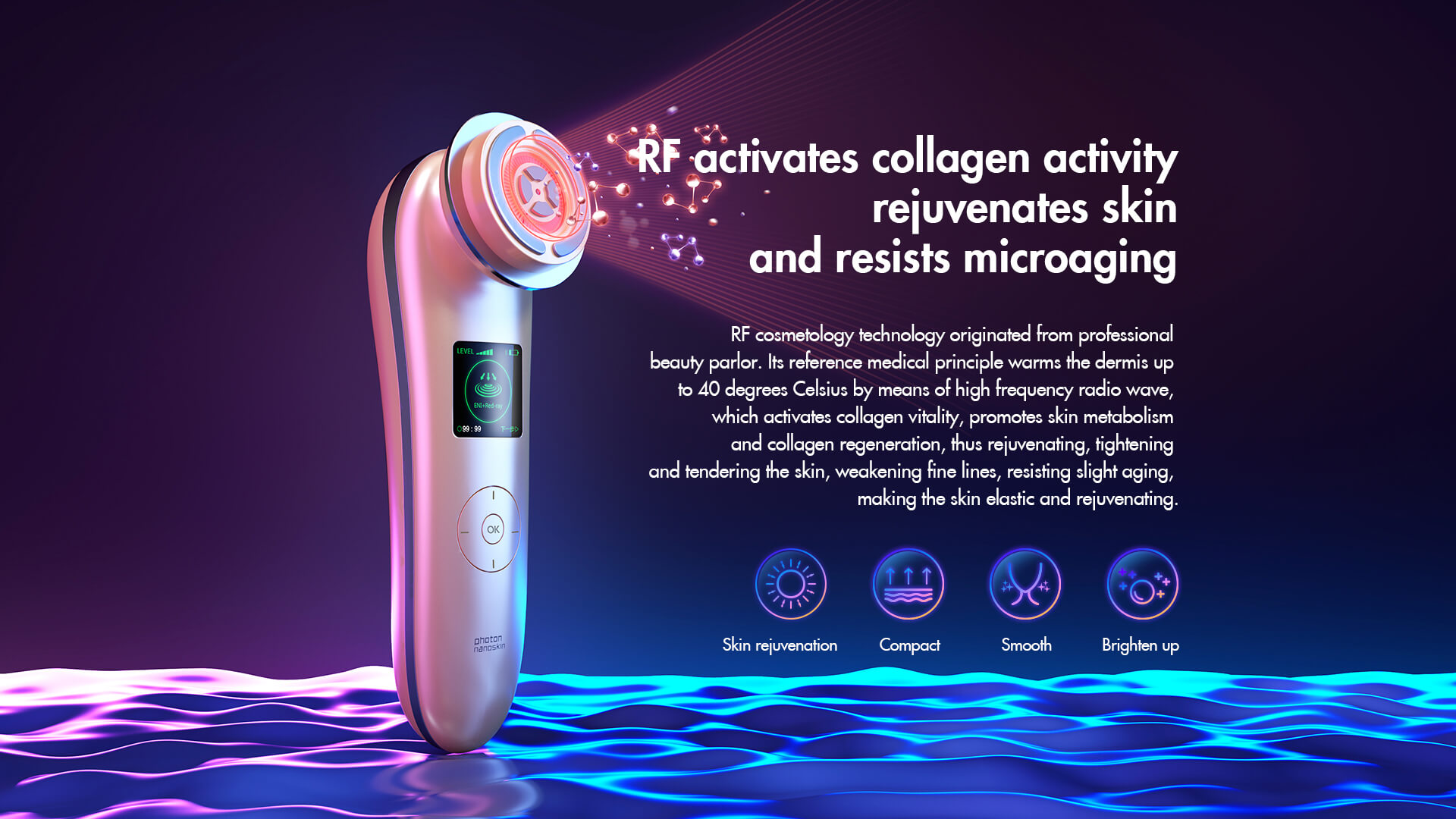 Smart photon NanoSkin - Product - nanoTime Beauty