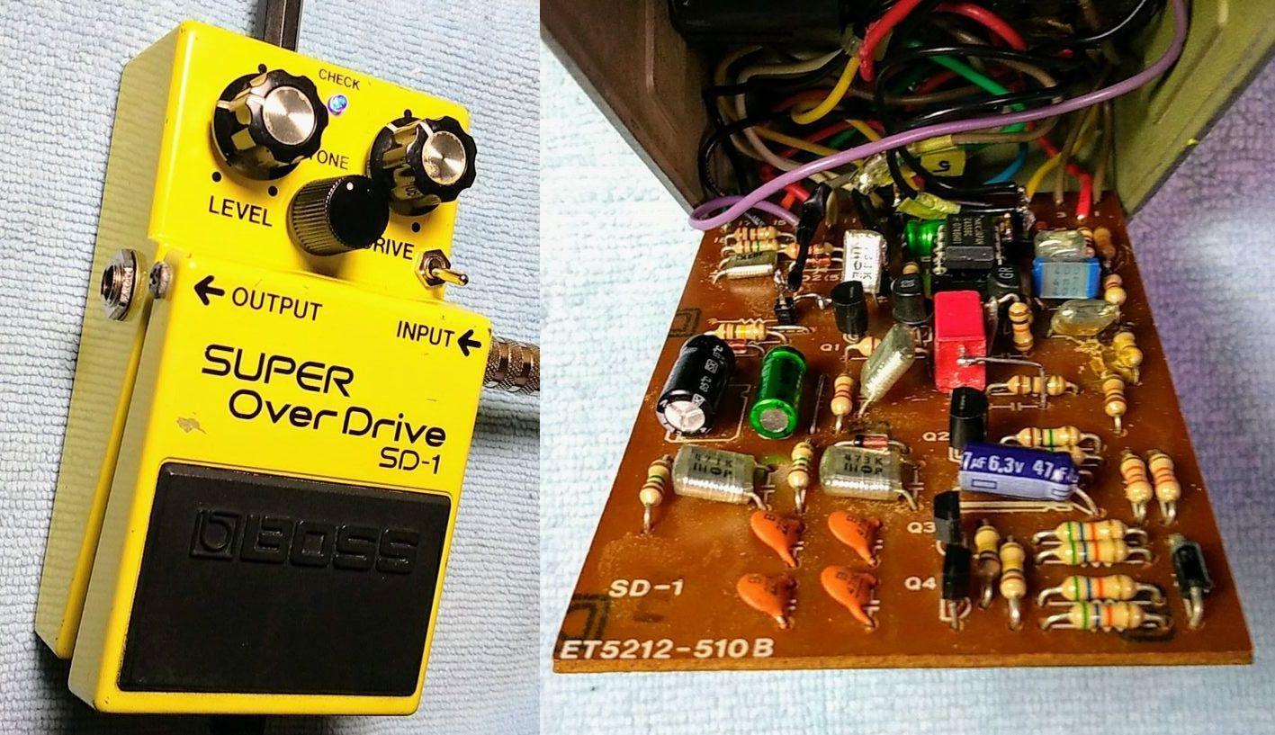 SD-1をOD-1化MODするツボ h/w: kjc_guitar