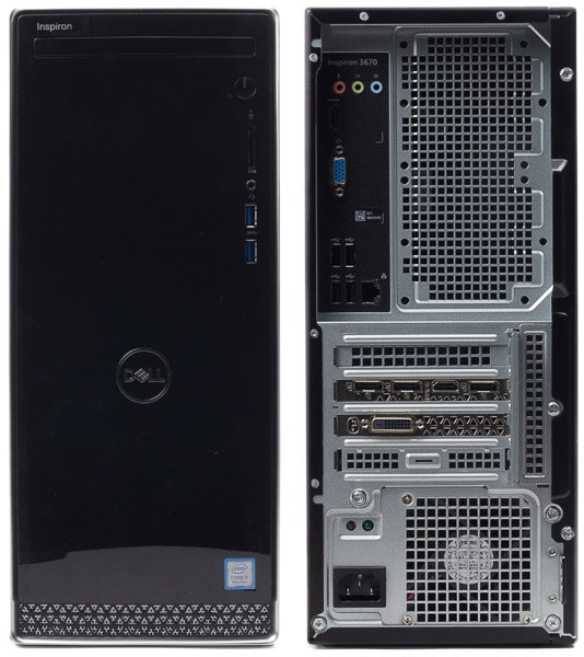 デル Inspiron デスクトップ（3670）レビュー：Core i7＋GTX1060モデル