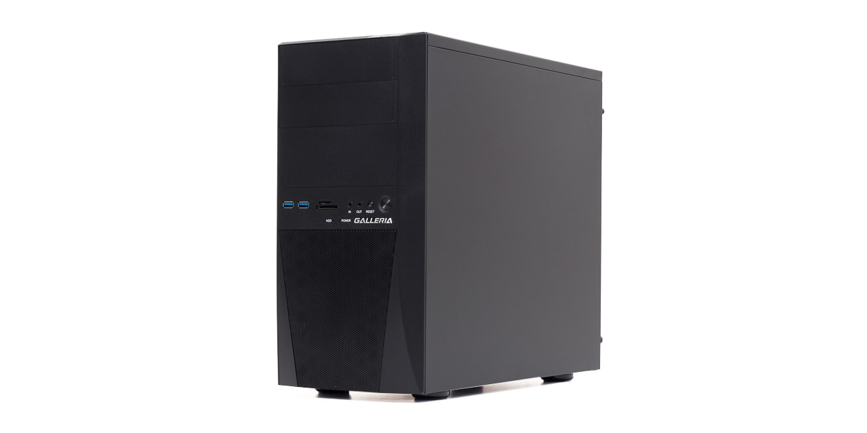 ドスパラ GALLERIA DT (1660Ti) レビュー：税込12万円台で買える高性能