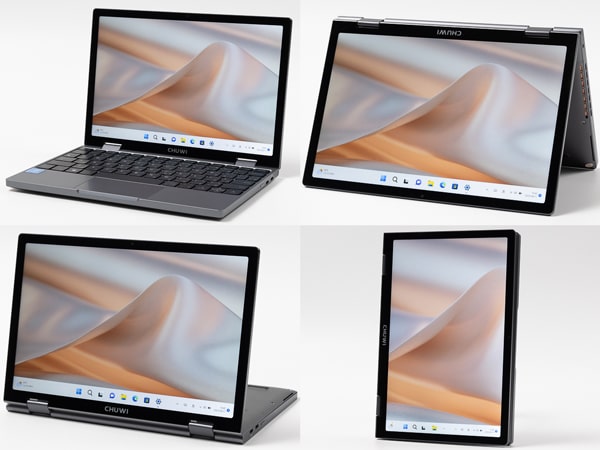 CHUWI MiniBook Xレビュー：Celeronでも軽快に使える超コンパクトな2