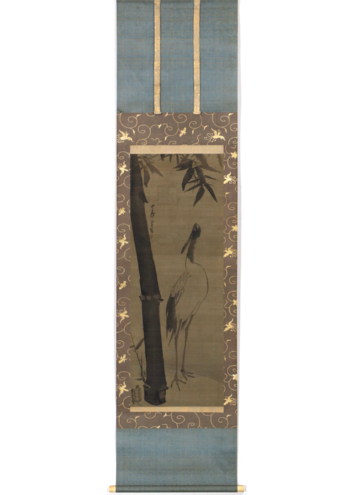 長沢芦雪 竹下鶴亀図 | 古美術瀬戸