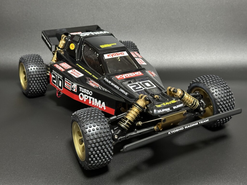 復刻版ターボオプティマ（京商）レビュー！ボディを色違いで2個作る