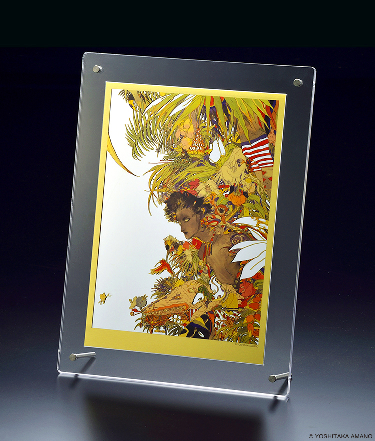 微細エッチング加工と透明感のある異素材との融合。金属の切り絵