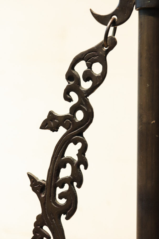 縁起の良い鯛を飾る真鍮製の自在鉤 DC6279 – 古福庵 [ KOFUKUAN