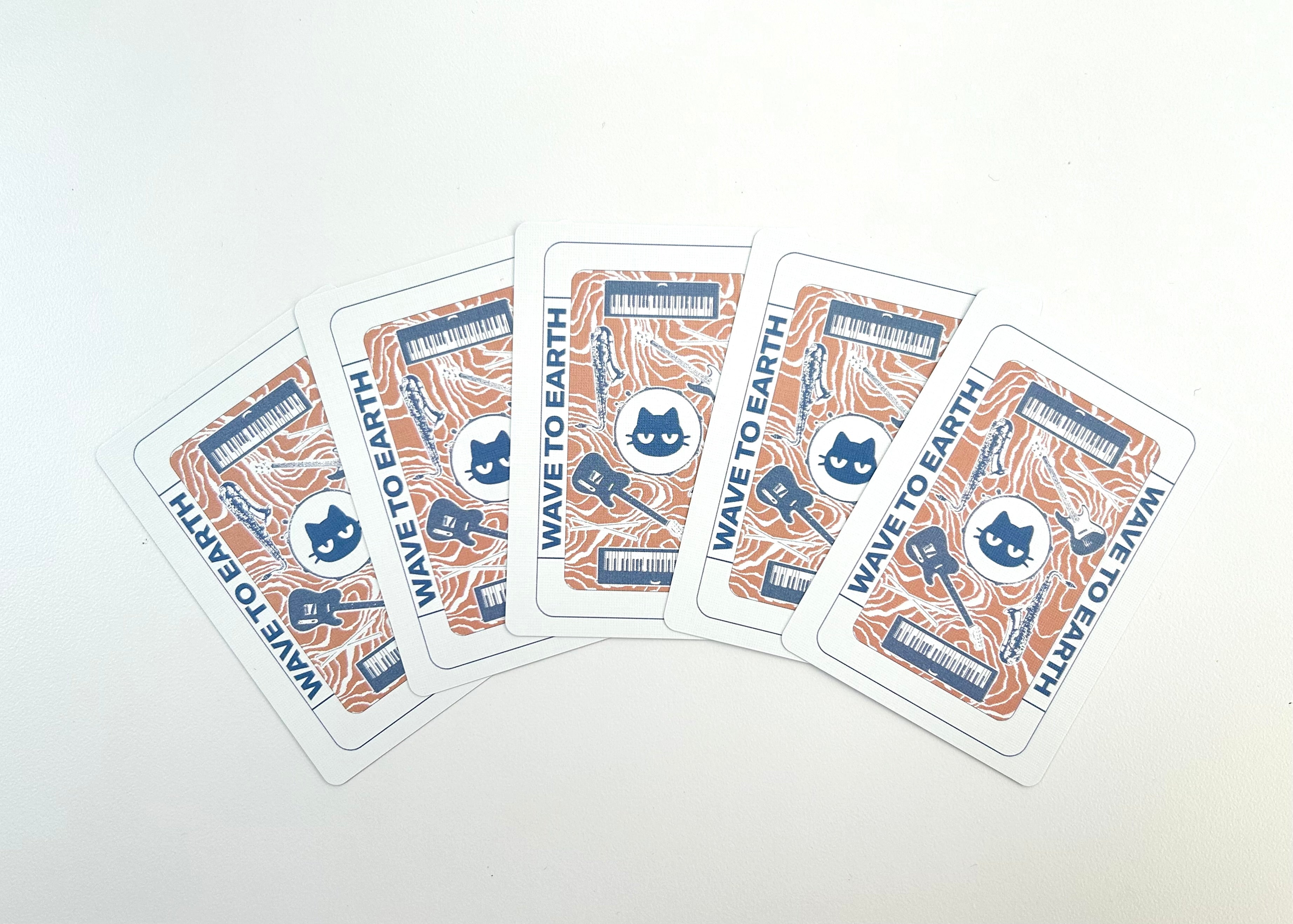 Wave to Earth 0.03 NA Tour Card Deck – KOHAI Shop