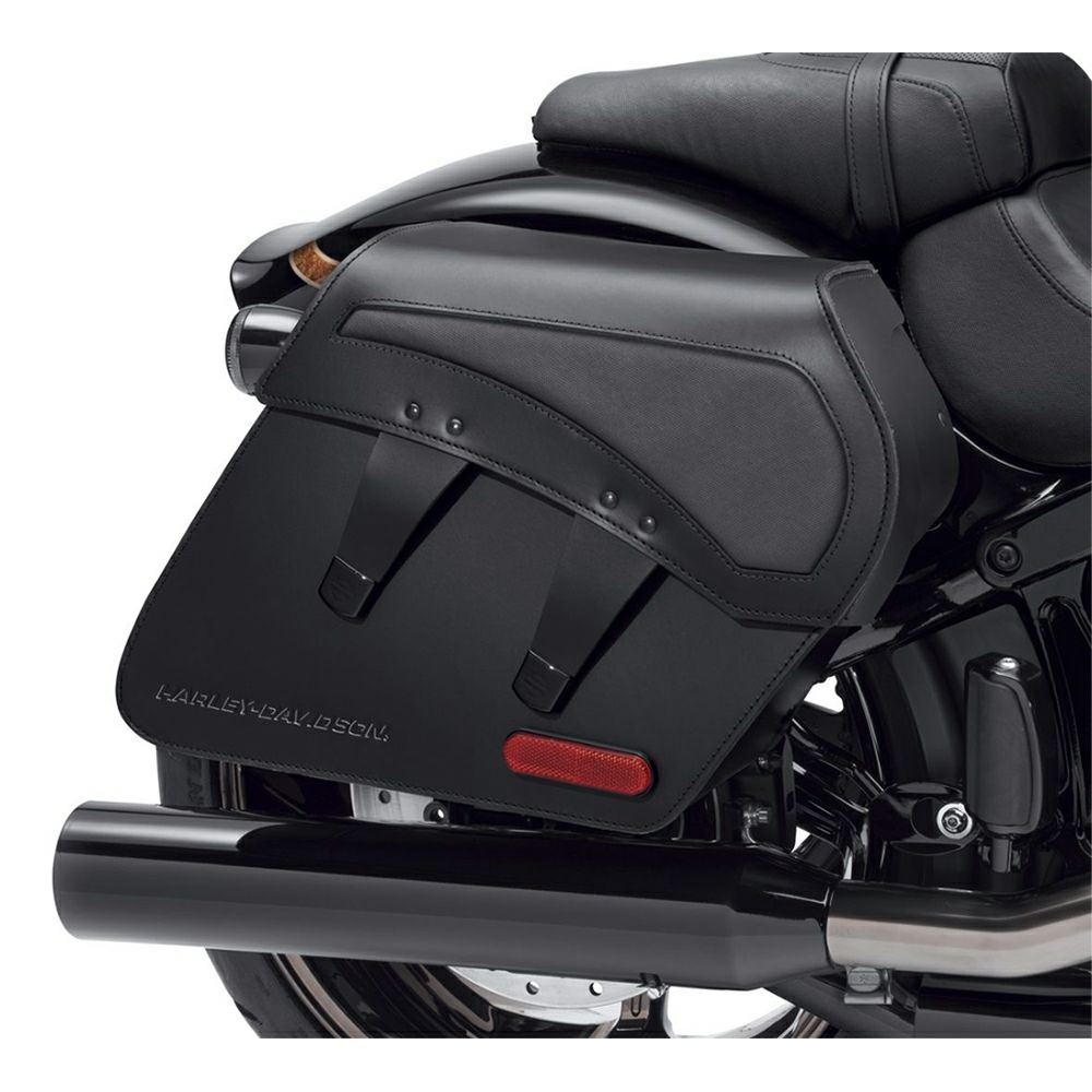 90201389】ハーレー純正 H-Dデタッチャブル・レザーサドルバッグ