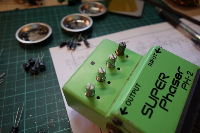 BOSS PH-2 SUPER Phaser（エフェクト音が出ません）」: こいち時間