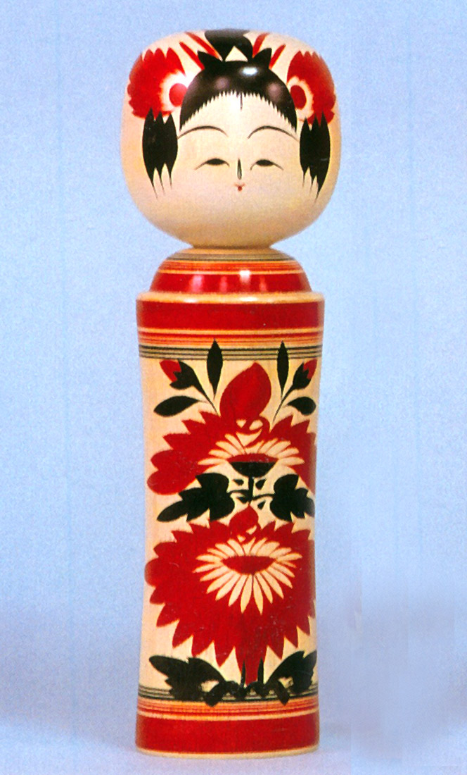 伝統こけし 朝倉光洋作「七福神入れ子」 朝倉光洋伝統こけし 木地玩具