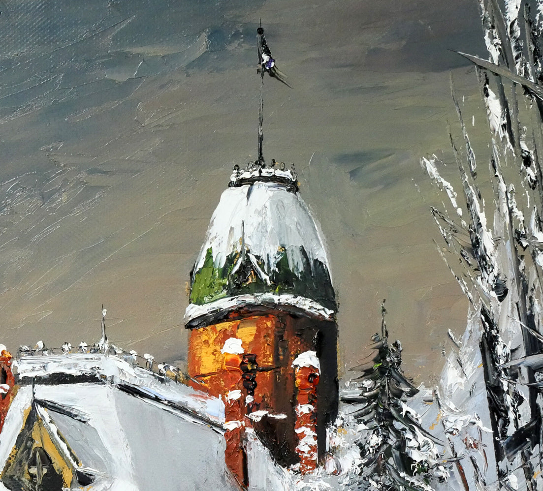 高橋哲夫「道庁（北海道庁）」油絵・F20号 絵画買取・販売の小竹美術