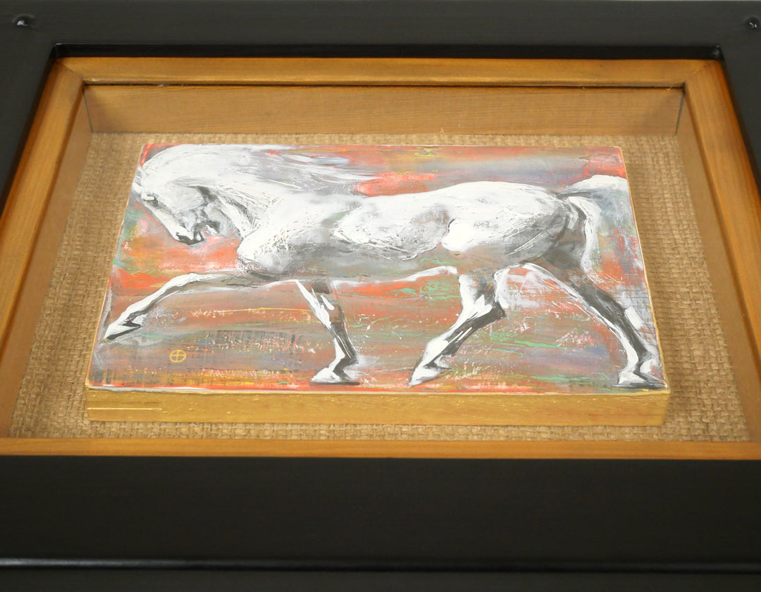 十時孝好「UMA95－6（馬）」油絵・SM 絵画買取・販売の小竹美術