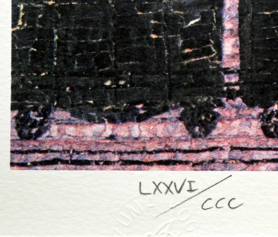 山下清「汽車」リトグラフ 絵画買取・販売の小竹美術