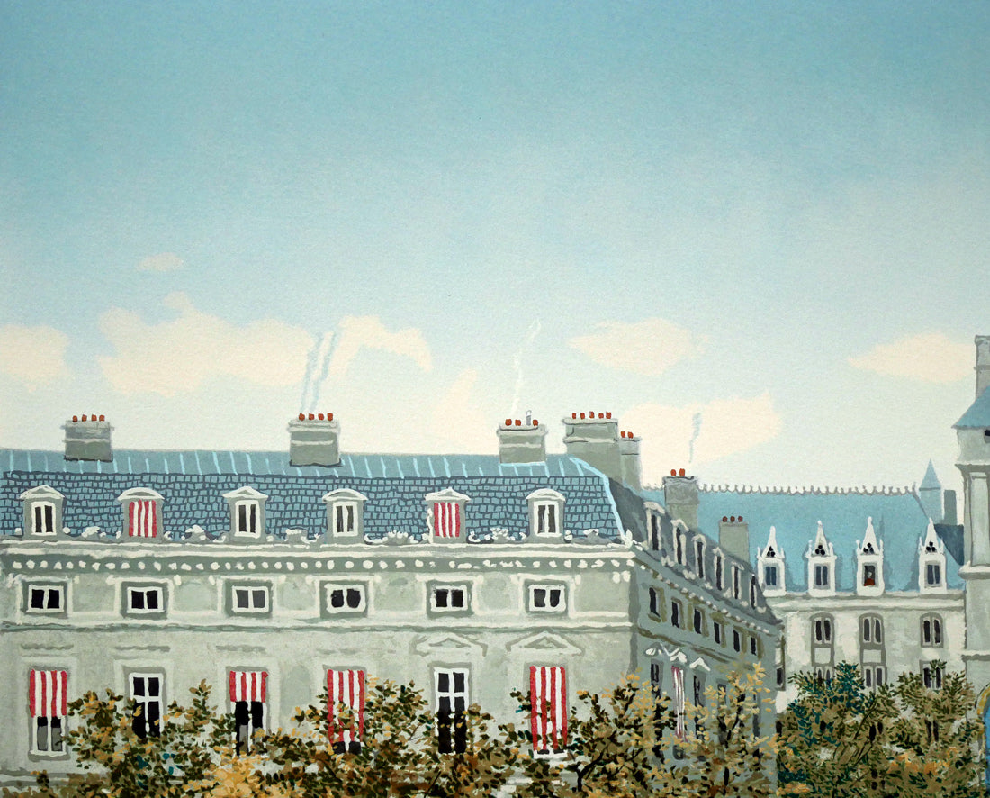 ミッシェル ドラクロワ（Michel DELACROIX）「花市場（フラワー