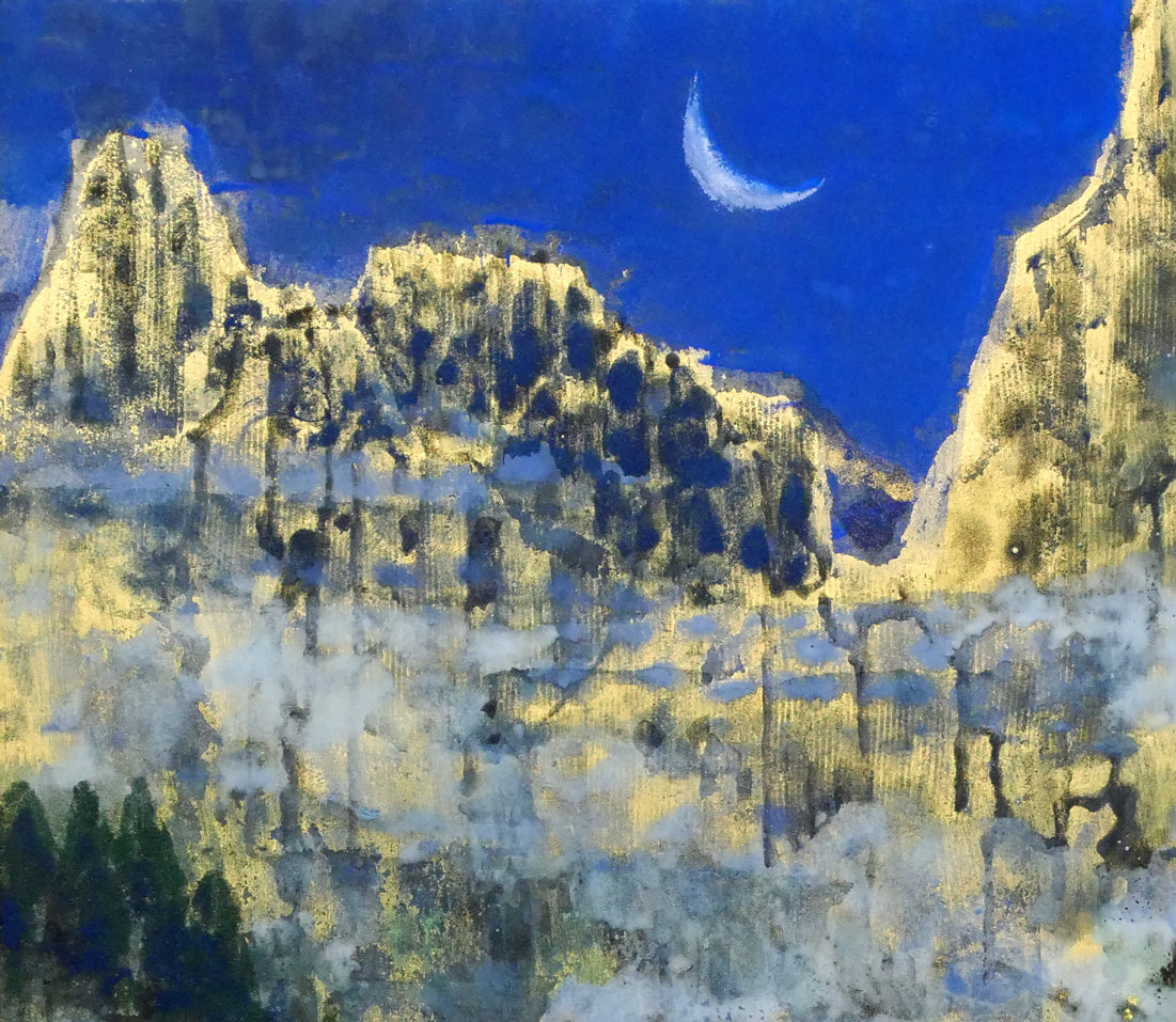 後藤純男「深山浄韻」日本画・P10号 絵画買取・販売の小竹美術