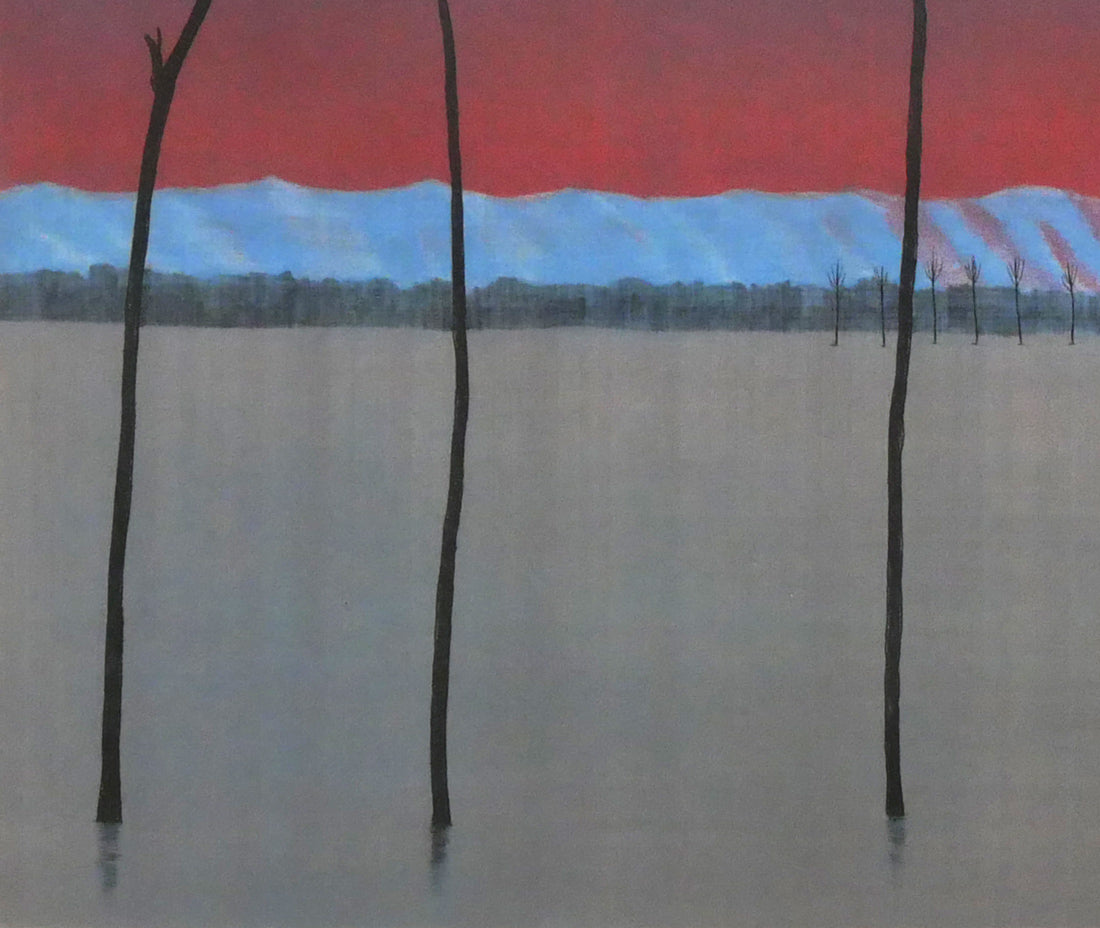 斎藤真一「朝立ち」エッチング（銅版画） 絵画買取・販売の小竹美術