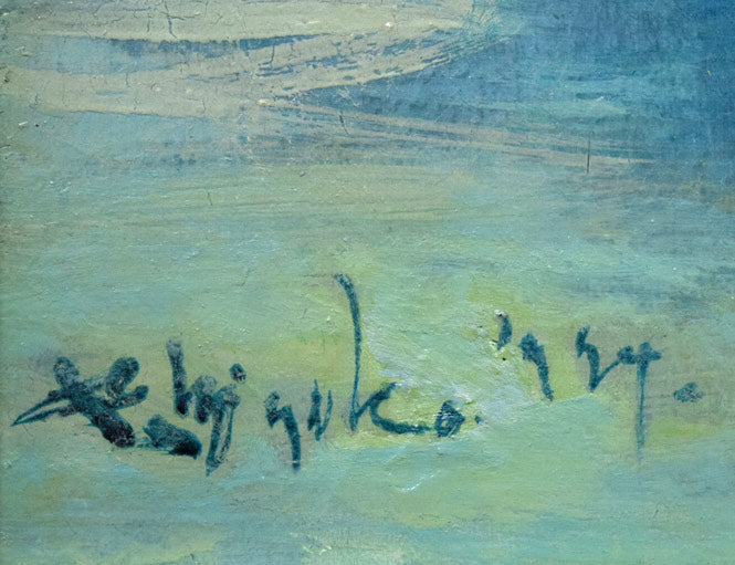 居串佳一「北京萬寿山佛香閣」油絵・F10号 絵画買取・販売の小竹美術