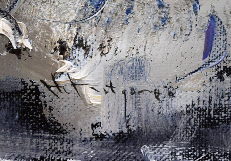 半澤満 作品油絵 アルプス望む 山の風景 開放感あり ダークブラウン