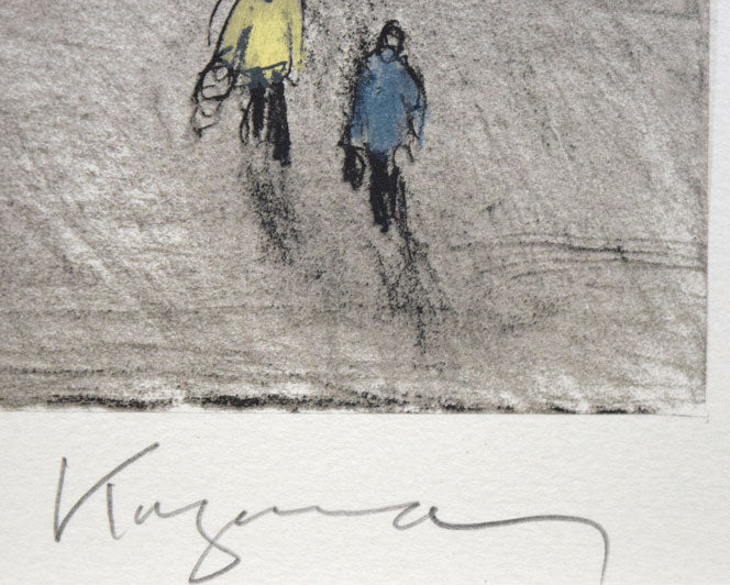 風間完「街（A）」リトグラフ 絵画買取・販売の小竹美術