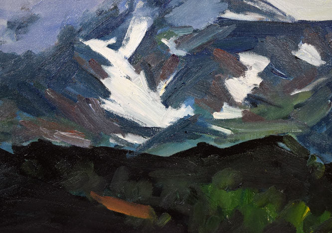 塚田國次油絵F20真作