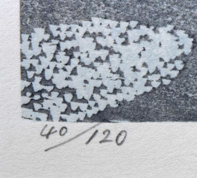 北岡文雄「草萌ゆる湿原」木版画 絵画買取・販売の小竹美術