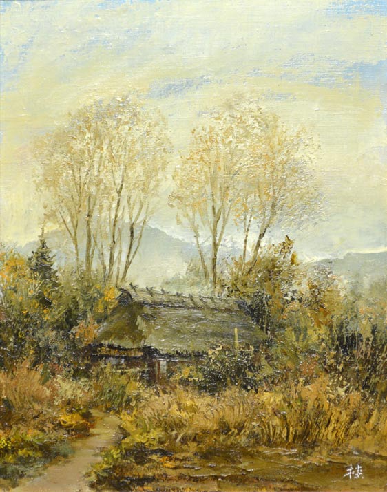 サーカスの馬 油絵 F6(410×318mm) サーカスの馬油絵F6(410×318mm)