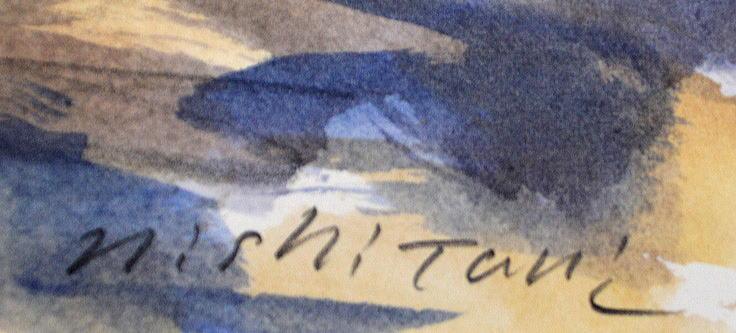 西谷勝輝「廣島の風景」水彩画 絵画買取・販売の小竹美術