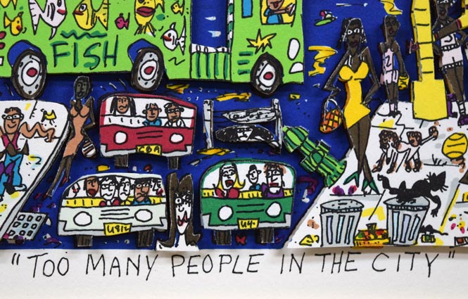 ジェームス・リジィ（JAMES RIZZI）「TOO MANY PEOPLE IN THE CITY」3D
