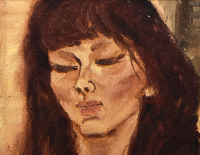 作:全和鳳『百済観音』 F4号油彩画