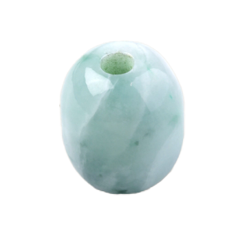 入コン沢・緑青色・艶美麗】（高品質緑青色ヒスイ）糸魚川天然翡翠勾玉