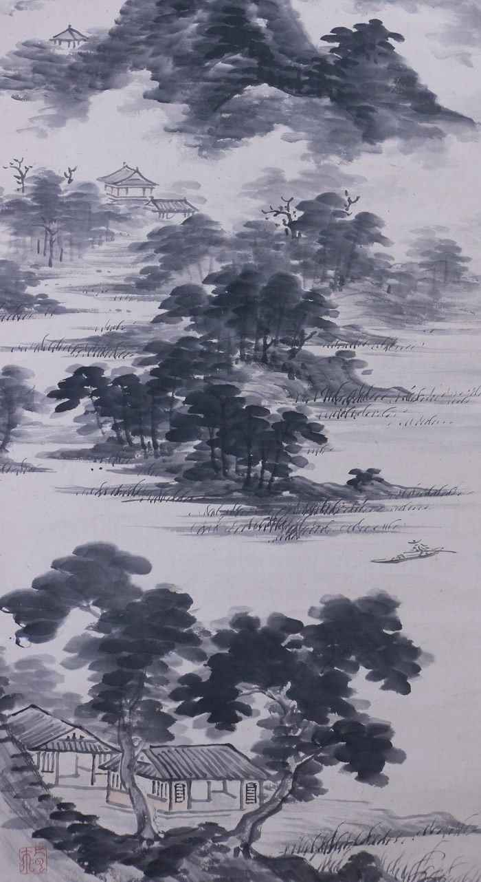 山水｜新・古美術 高美堂（こうびどう）｜掛軸販売・通販・買取｜骨董