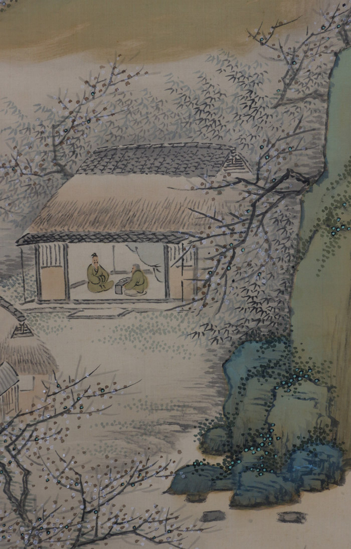 青緑梅花書屋｜新・古美術 高美堂（こうびどう）｜掛軸販売・通販