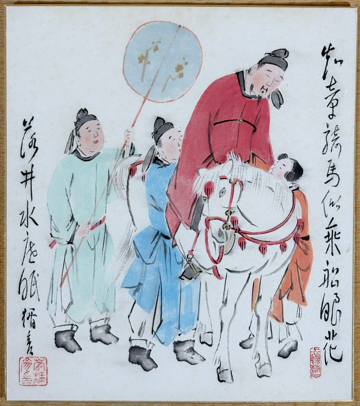 飲中八仙歌｜色紙｜新・古美術 高美堂（こうびどう）｜掛軸販売・通販