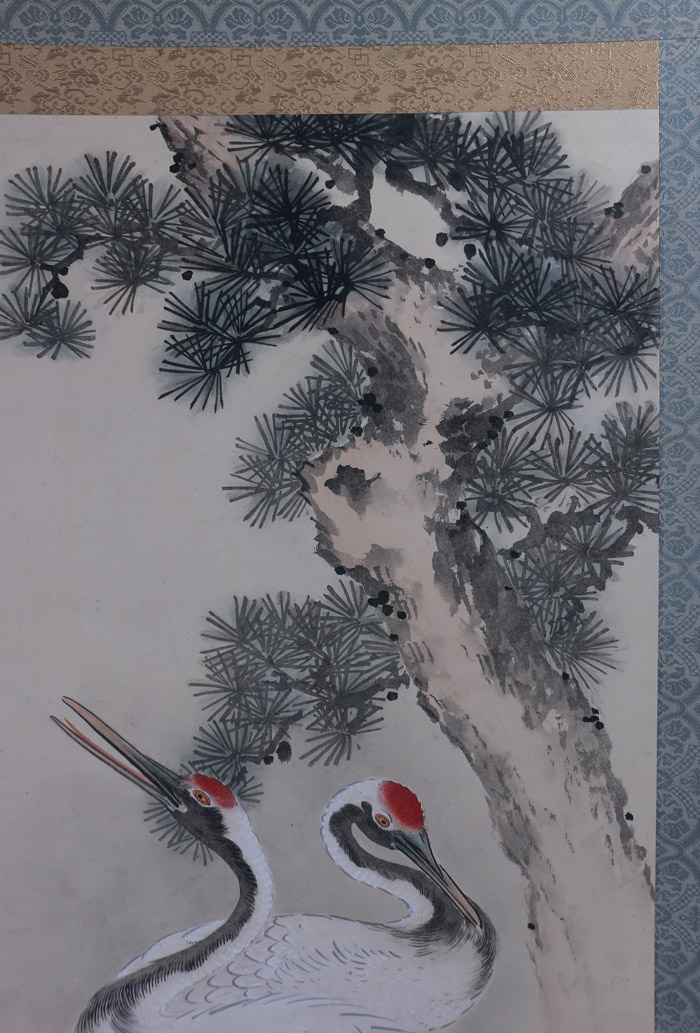 老松双鶴｜新・古美術 高美堂（こうびどう）｜掛軸販売・通販・買取