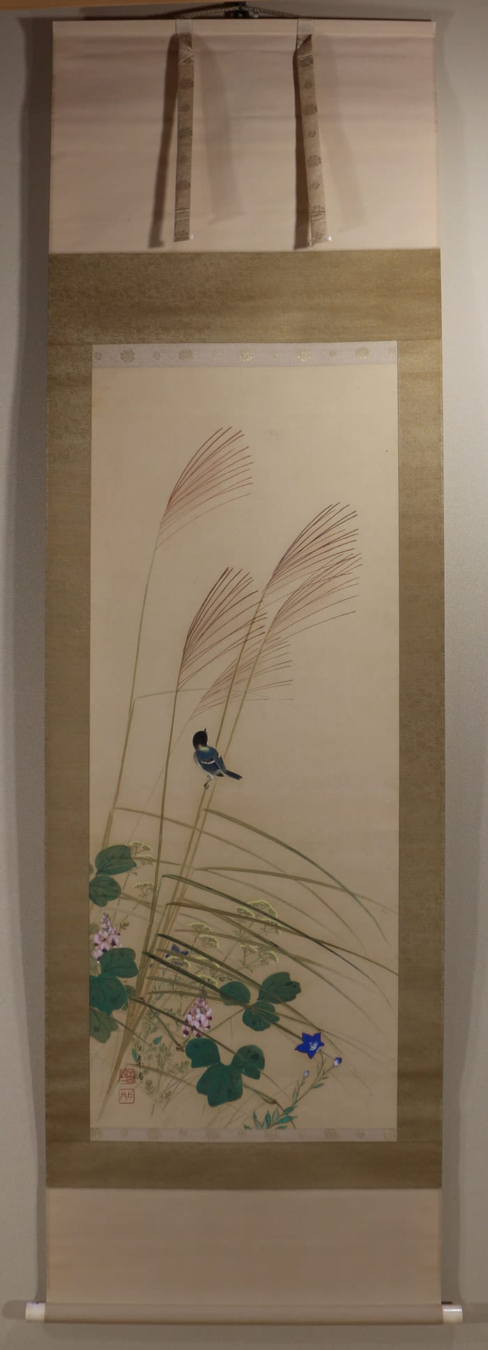 秋草小禽｜新・古美術 高美堂（こうびどう）｜掛軸販売・通販・買取