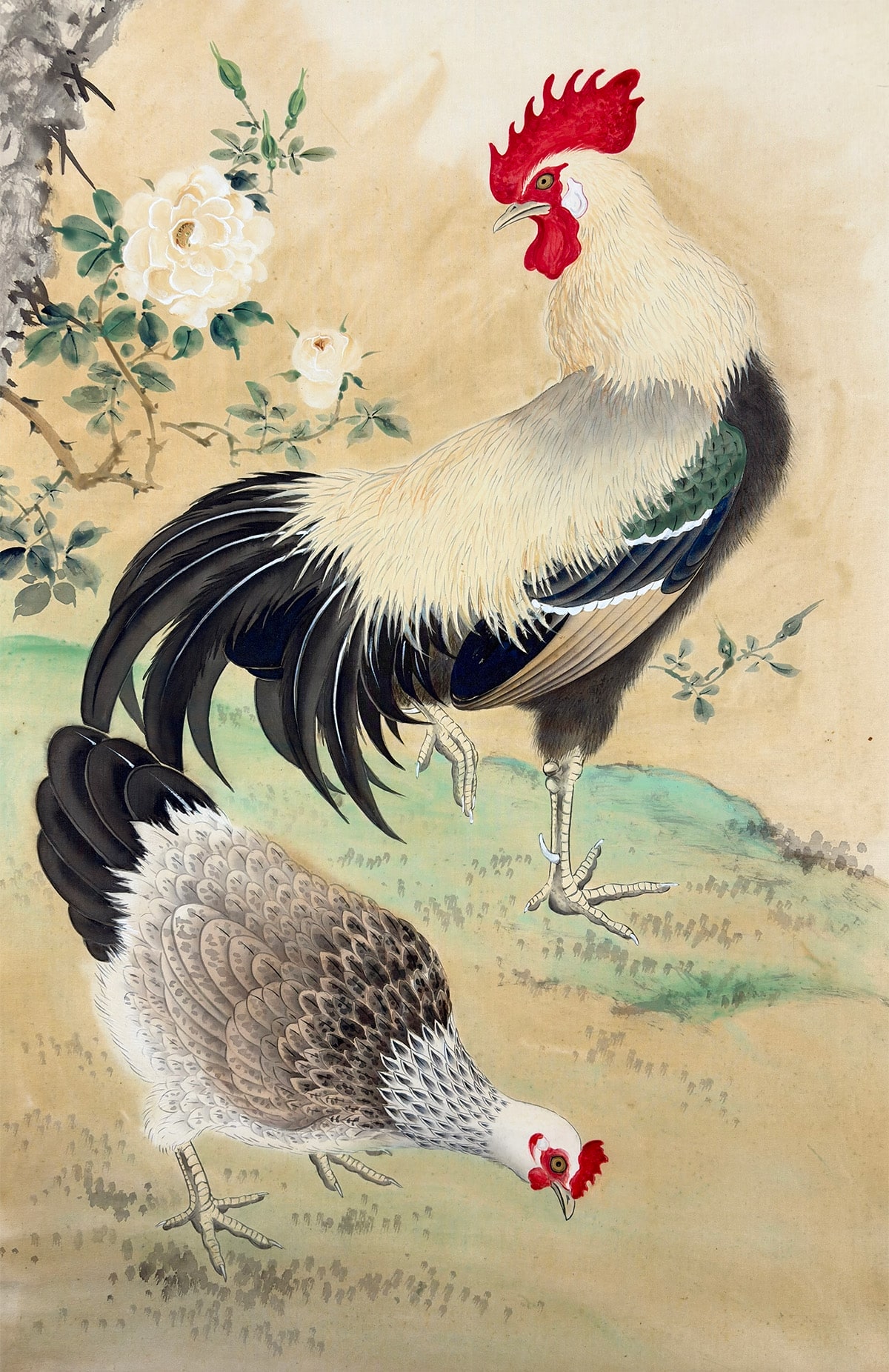 不老長春｜新・古美術 高美堂（こうびどう）｜掛軸販売・通販・買取